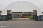 2025 Sheltertelt Container overbygg - W18 x L18,29 - ingen minstepris